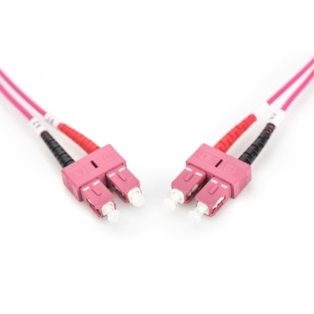 Digitus conexion cable fibra optica mm om4 sc a sc 50/125 2m