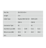 Digitus conexion cable fibra optica mm om4 sc a sc 50/125 2m