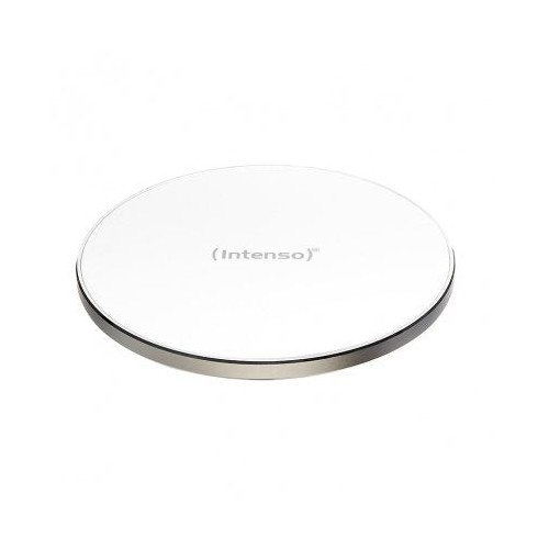 Cargador intenso qi inalambrico 10w aluminio blanco rapido