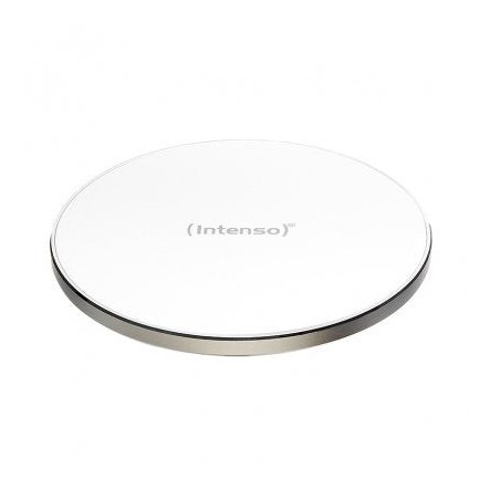 Cargador intenso qi inalambrico 10w aluminio blanco rapido