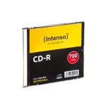 Intenso cd-r 700 mb/80 min, 52x slim cslim case 10