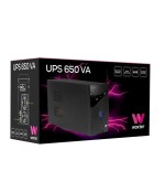 Sai línea interactiva woxter ups 650 va 650va-360w 2 salidas formato torre