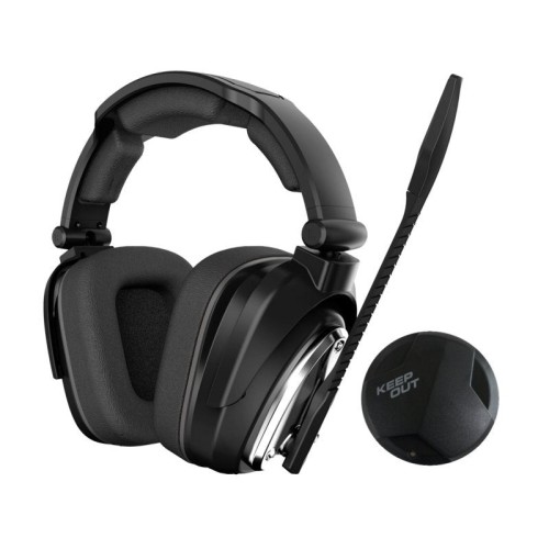 Keepout auricular gaming 7.1 multiplataforma hxair 7.1 virtual/wireless/microfono omnidireccional/autonomia 10 horas