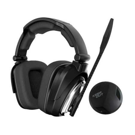 Keepout auricular gaming 7.1 multiplataforma hxair 7.1 virtual/wireless/microfono omnidireccional/autonomia 10 horas