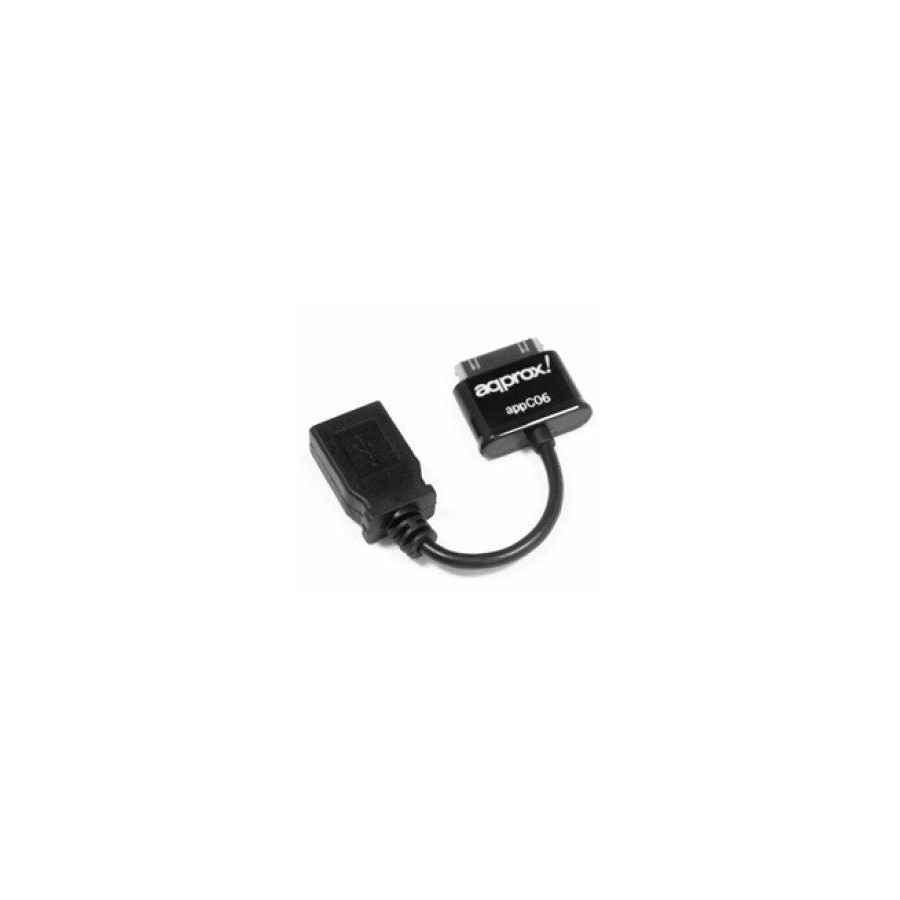 Approx cable adaptador usb a 30 pines negro appc06