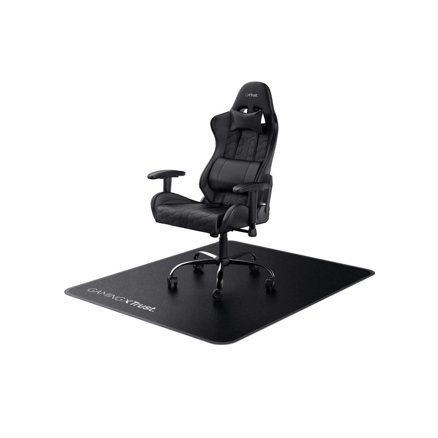 Trust alfombra para silla gaming gxt 715 99x120 cm negro 22524