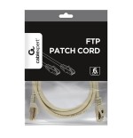 Gembird cable de red ftp cat6 awg26 1.50m gris pp6-1.5m