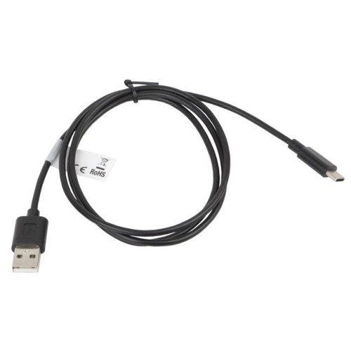 Lanberg cable usb 2.0 a usb tipo-c m/m 1m negro ca-usbo-10cc-0010-bk