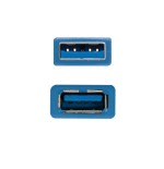 Nanocable cable usb-a 3.0 macho a usb-a hembra 1m - azul