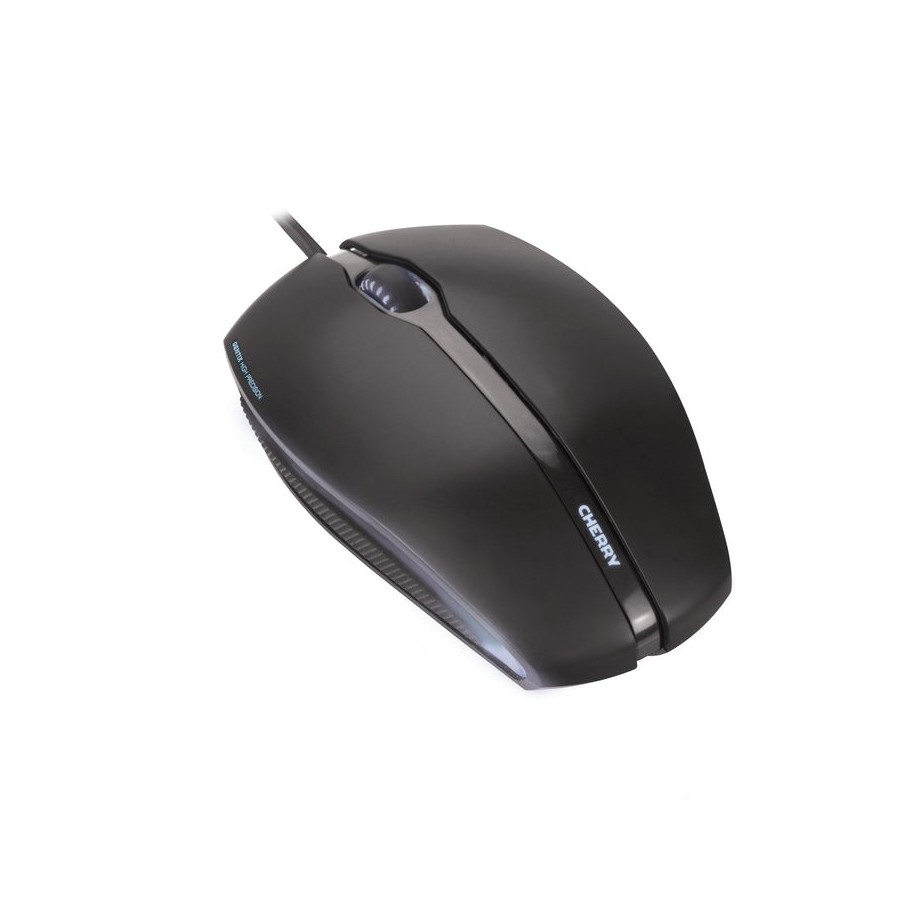 Cherry raton optico gentix illuminated 1000dpi usb ambidextro negro jm-0300