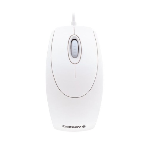 Cherry raton optico usb 1000dpi ambidextro blanco m-5400-0