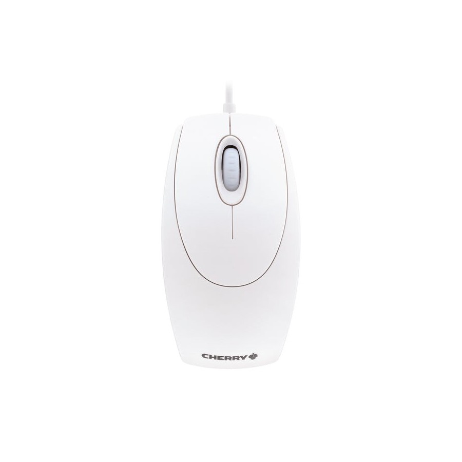 Cherry raton optico usb 1000dpi ambidextro blanco m-5400-0