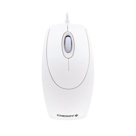 Cherry raton optico usb 1000dpi ambidextro blanco m-5400-0