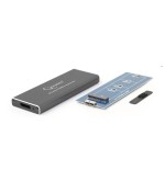 Gembird caja externa ssd m.2 usb 3.0 negro ee2280-u3c-01