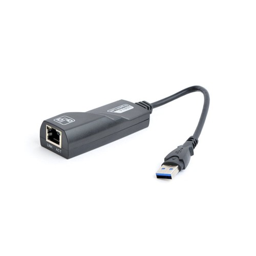 Gembird adaptador usb 3.0 a ethernet rj45 negro nic-u3-02