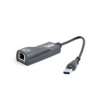 Gembird adaptador usb 3.0 a ethernet rj45 negro nic-u3-02