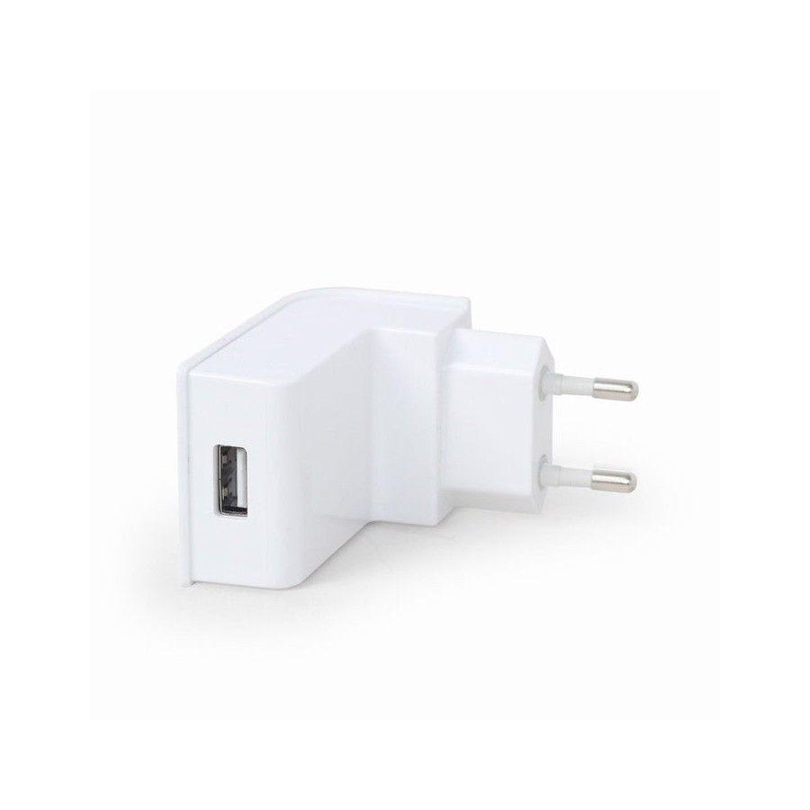Gembird cargador 2.1a 1 puerto blanco eg-uc2a-02-w