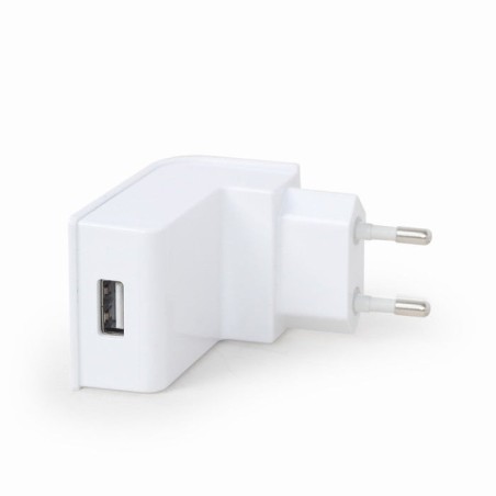 Gembird cargador 2.1a 1 puerto blanco eg-uc2a-02-w