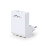 Gembird cargador 2.1a 1 puerto blanco eg-uc2a-02-w