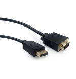 Gembird cable displayport a vga m/m 1.80m negro ccp-dpm-vgam-6