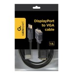 Gembird cable displayport a vga m/m 1.80m negro ccp-dpm-vgam-6