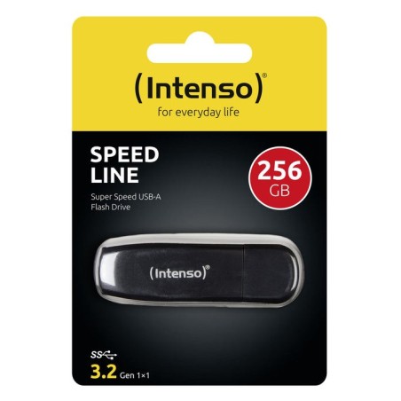 Pendrive intenso  256gb usb 3.0 speed line negro 3533492