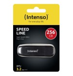 Pendrive intenso  256gb usb 3.0 speed line negro 3533492