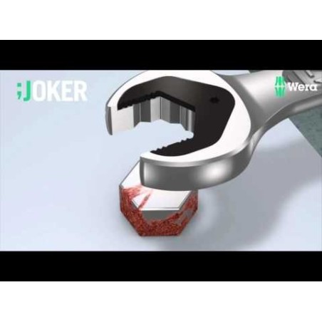 Wera llave de carraca combinada joker, 8 mm, llave inglesa 5073268001