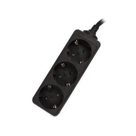 Ewent regleta 3 tomas negro ew3959