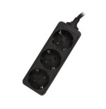 Ewent regleta 3 tomas negro ew3959