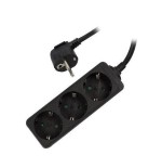 Ewent regleta 3 tomas negro ew3959