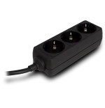 Ewent regleta 3 tomas negro ew3959