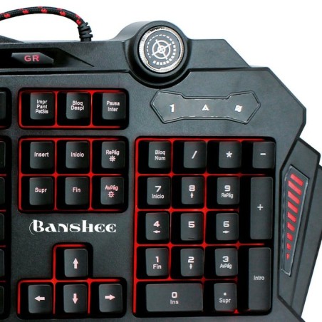 Talius teclado gaming banshee usb black