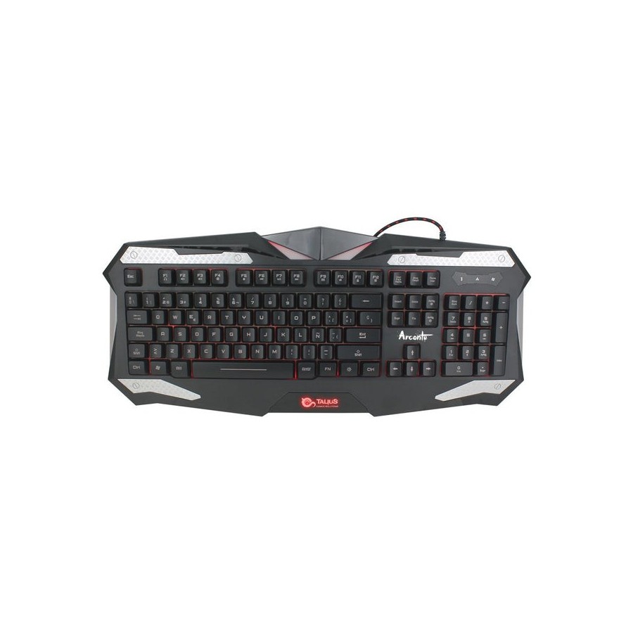 Teclado español talius gaming arconte usb negro tal-arconte