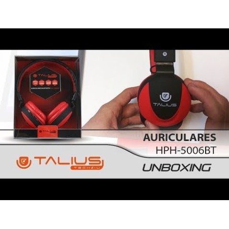 Talius auricular tal-hph-5006bt fm/sd bluetooth black