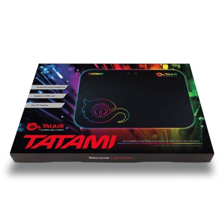 Talius alfombrilla gaming tatami retroiluminada rgb