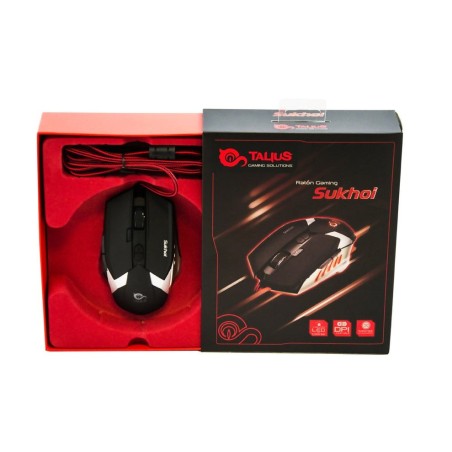 Talius raton gaming sukhoi 2500dpi 8 botones black
