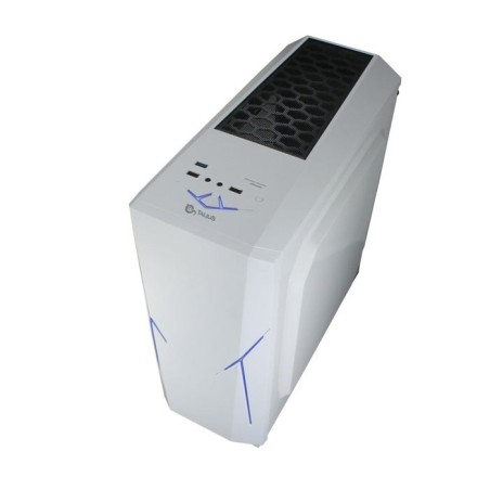 Caja pc talius atx gaming xentinel usb 3.0 sin fuente white