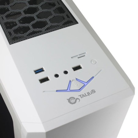Caja pc talius atx gaming xentinel usb 3.0 sin fuente white
