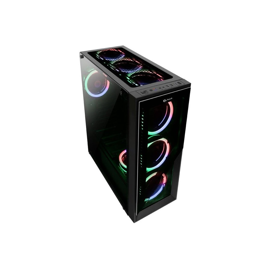 Caja pc talius atx gaming valkyria led rgb usb 3.0
