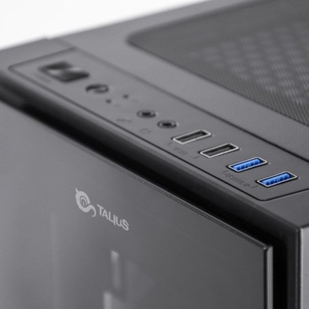 Caja pc talius atx gaming valkyria led rgb usb 3.0