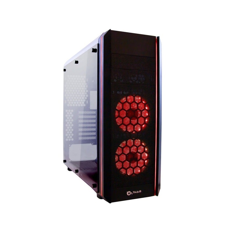 Caja pc talius atx gaming daemon led rgb usb 3.0
