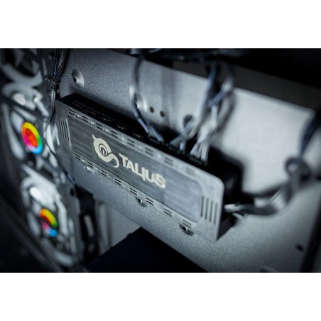 Caja pc talius atx gaming cronos rgb cristal templado usb 3.0