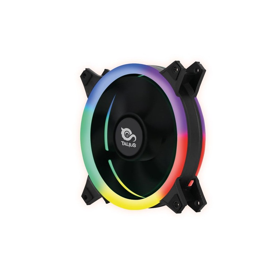 Talius ventilador caja fan04 spectrum doble aro retail 12cm
