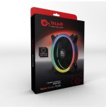 Talius ventilador caja fan04 spectrum doble aro retail 12cm