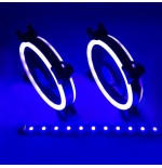 Talius kit siroko (2ventiladores doble aro rgb + tira led + remote control)