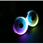 Talius kit siroko (2ventiladores doble aro rgb + tira led + remote control)