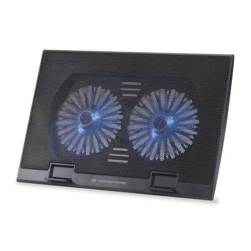 Base refrigeracion para portatiles conceptronic 2 ventiladores 125mm hasta 17