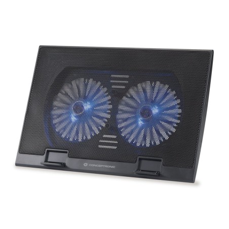 Base refrigeracion para portatiles conceptronic 2 ventiladores 125mm hasta 17