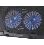 Base refrigeracion para portatiles conceptronic 2 ventiladores 125mm hasta 17